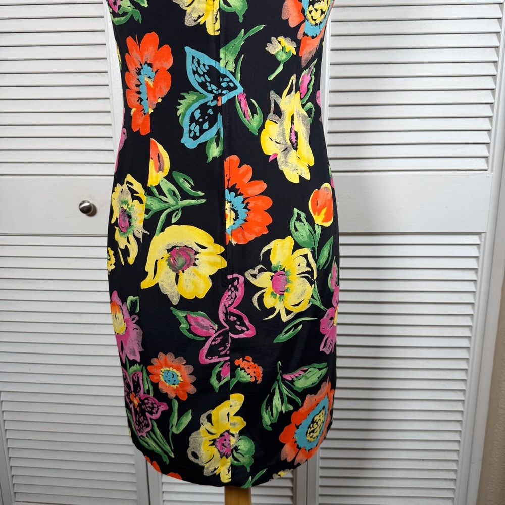 Rabbit Rabbit Rabbit Designs Floral Sleeveless Sheath Dress | Petite 10P - Picture 7 of 11